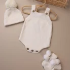 white_knit_romper_set